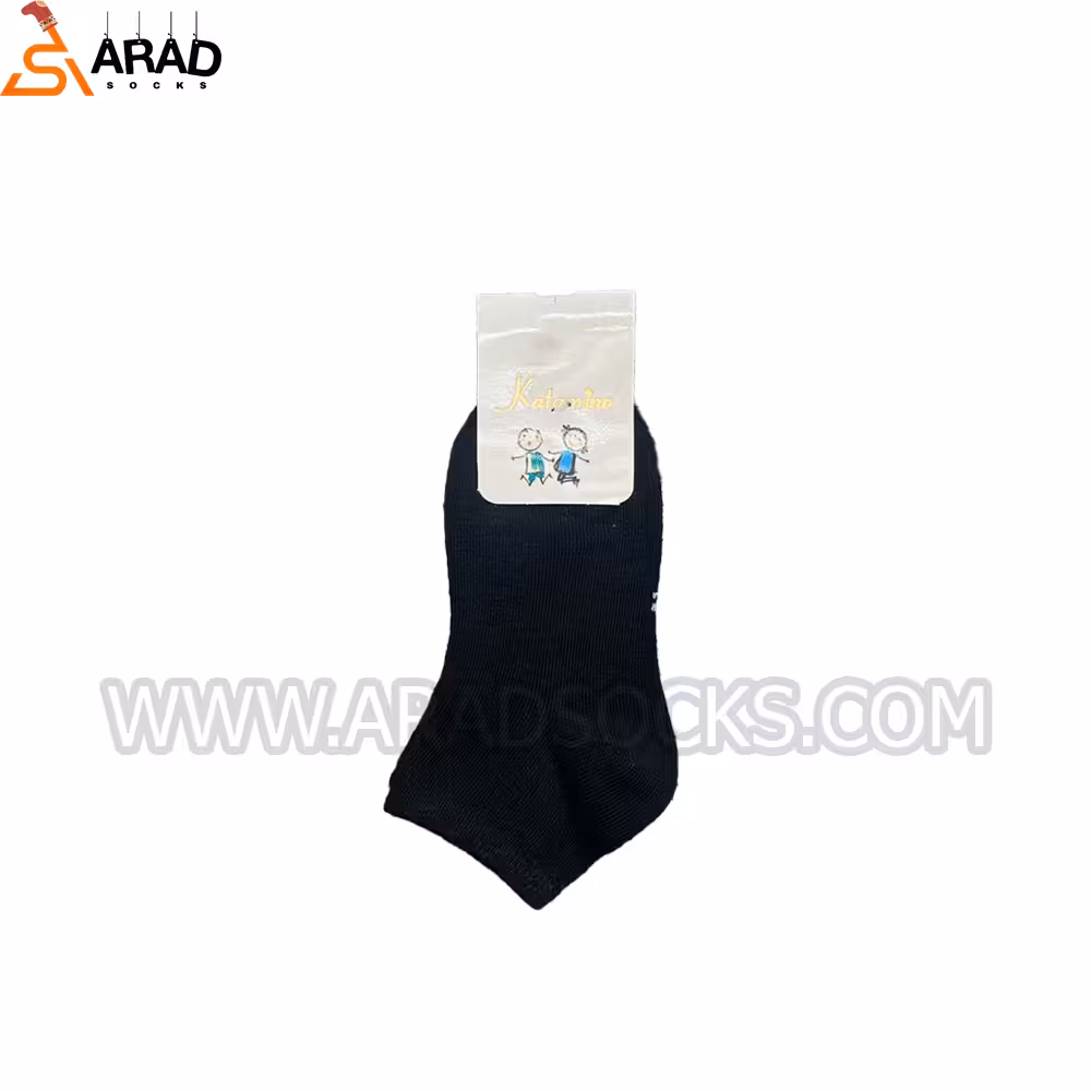 جوراب بچگانه مچی مشکی ساده
