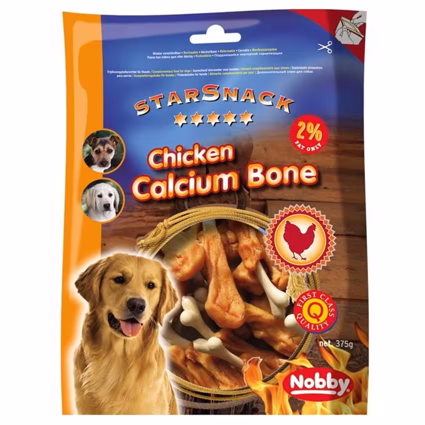 تشویقی سگ نوبی Nobby Star Snack Chicken Calcium Bone