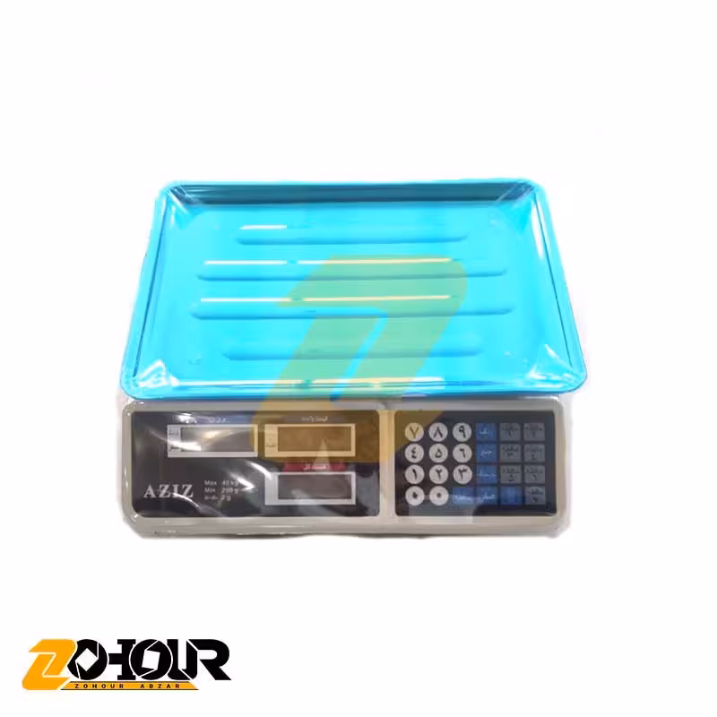 ترازو فروشگاهی 40 کیلویی AZIZ