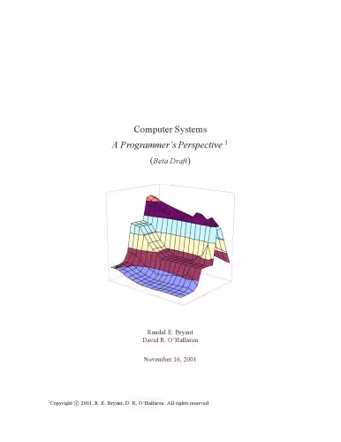 خرید و دانلود نسخه کامل کتاب Computer Systems A Programmers Perspective