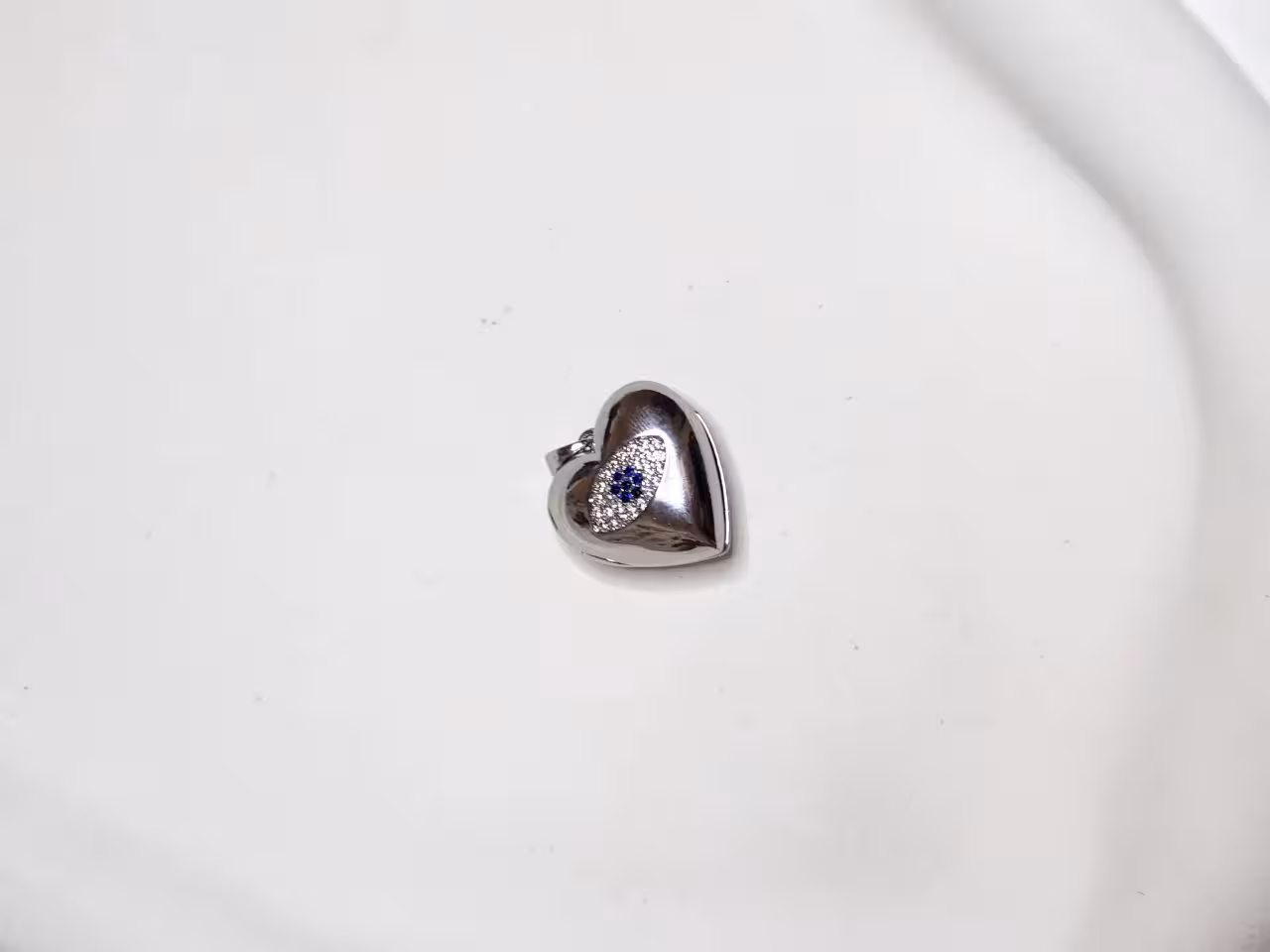 گردنبند استیل نقره ای لاکت وارداتی