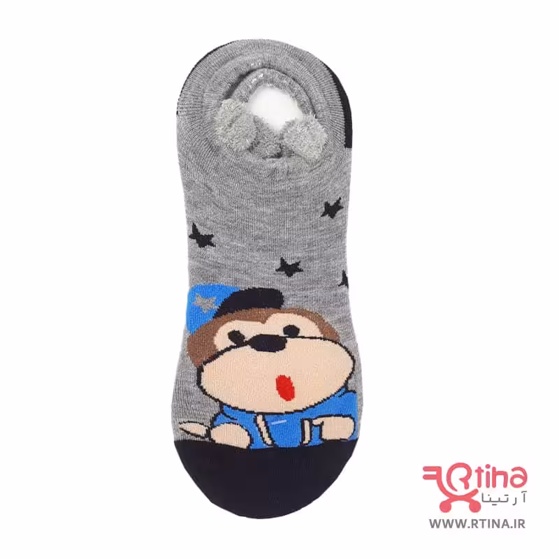 جوراب کالج دخترانه/زنانه عروسکی طرح میمون