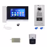 مجموعه دربازکن تصویری کارتی تابا مدل 1070PRO-1860CR یک واحدی به همراه محافظ ولتاژ مانیتور | چاوه