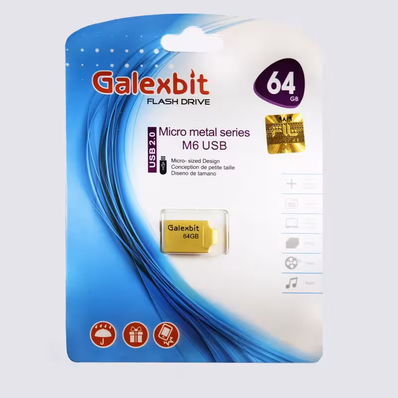 فلش 64G GALEXBIT MICRO METAL SERIES M6