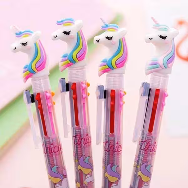 خودکار یونیکورن شش رنگ 6colors Unicorn Pen