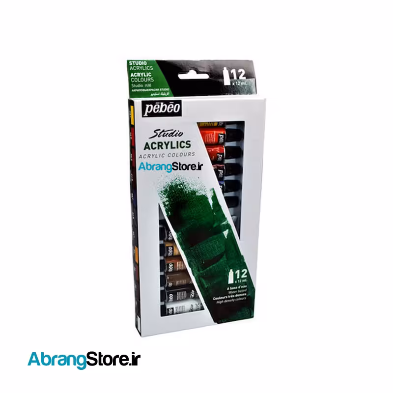 رنگ اکریلیک پ ب او 12 رنگ | Pebeo Studio Acrylics