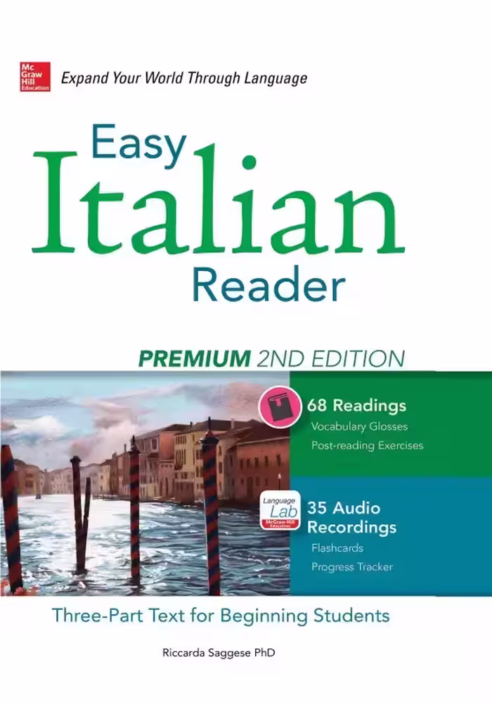 ایزی ایتالین ریدر | کتاب ایتالیایی Easy Italian Reader Premium 2nd Edition