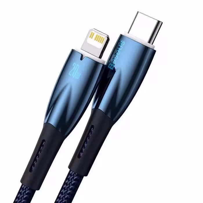 کابل USB-C به لایتنینگ باسئوس مدل Glimmer Series طول 2 متر