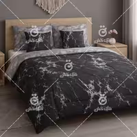 روتختی نخ کتان طرح ماربل کد 9