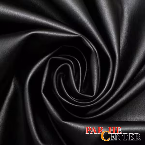 پارچه چرم مشکی عرض 150