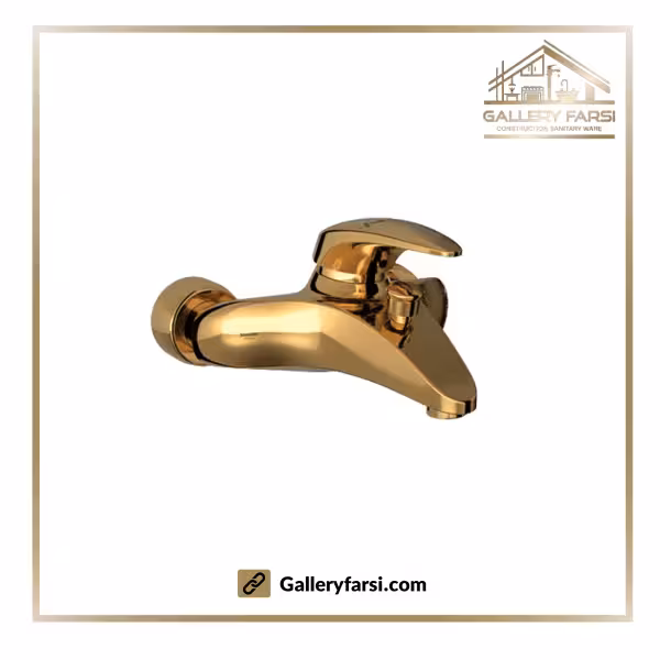 شیر حمام شودر مدل سنیور طلا
