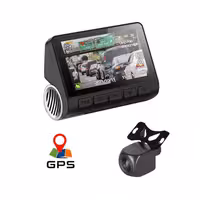 دوربین ثبت وقایع خودرو اتوویژن مدل HIS-4K WiFi GPS با دوربین عقب FHD و GPS اکسترنال - ایپکی