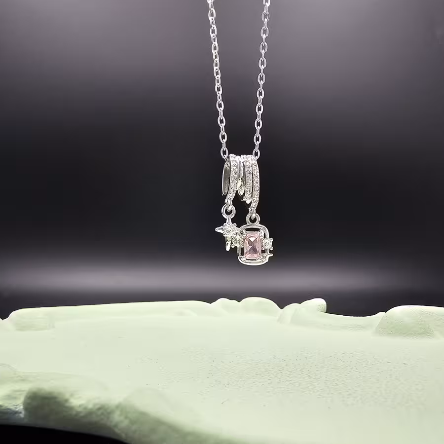 گردنبند جواهری زنانه نگینی