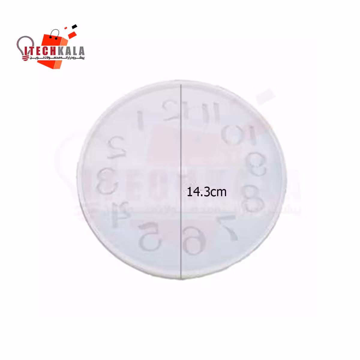 قالب سیلیکونی ساعت رو میزی (قطر 15 سانت)