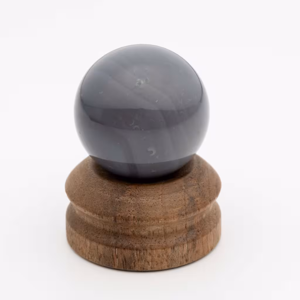 گوی سنگی 12137 (عقیق سلیمانی کبود)