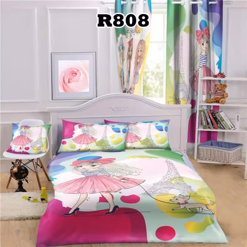 روتختی سه بعدی طرح دخترانه