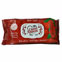 دستمال مرطوب جانیم آنم گل رز بسته 120 عددی