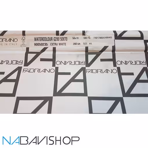 مقوا آبرنگ 280 گرم 50 در 70 فابریانو بسته 5 برگی