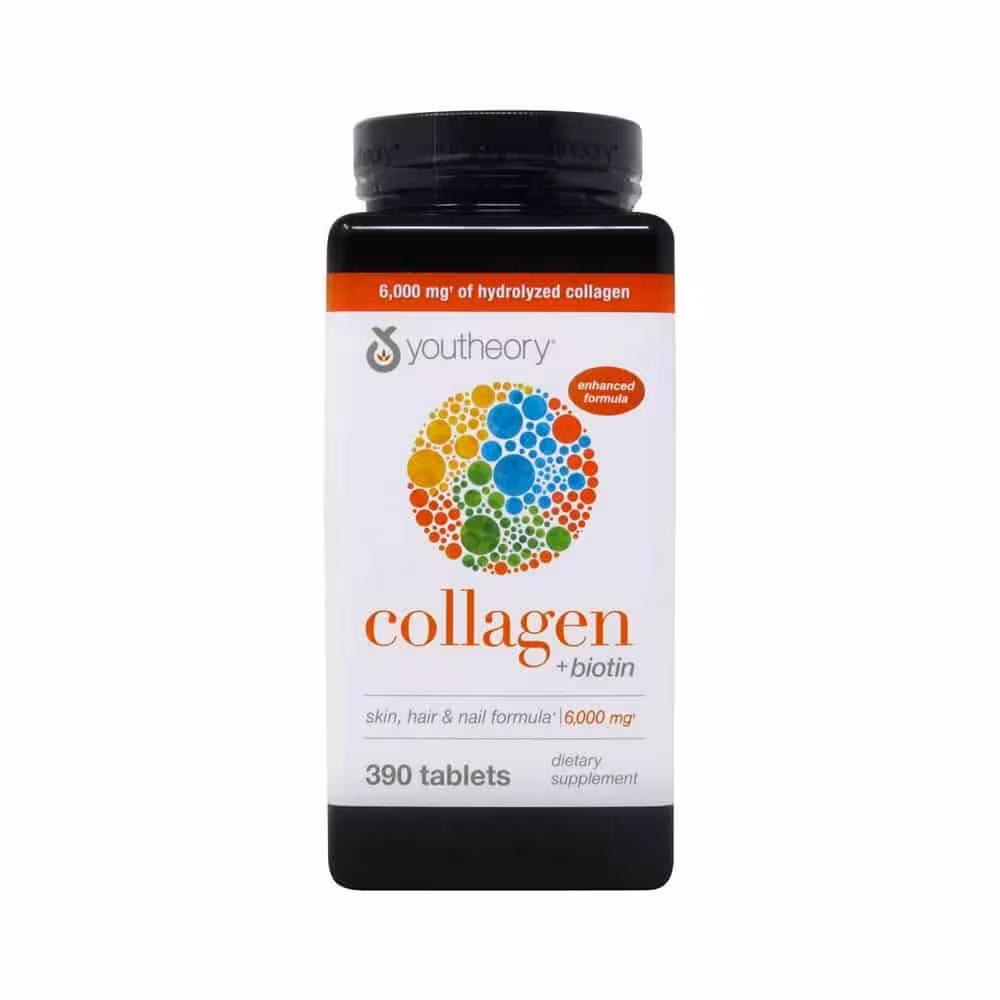 کلاژن یوتئوری بیوتین 390 عددی اصل | advanced collagen youtheory