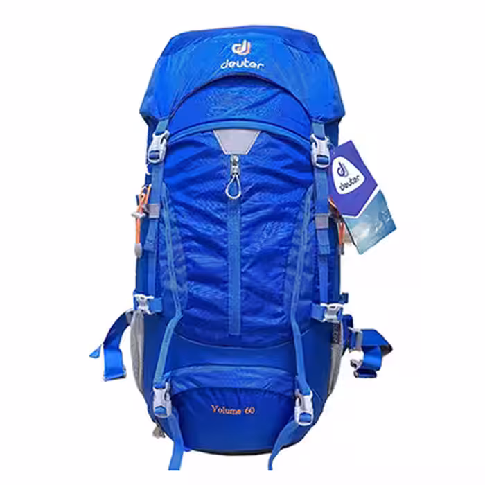 کوله پشتی کوهنوردی 60 لیتری دیوتر آبی