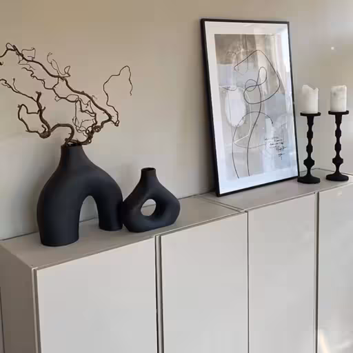 ست دوتایی گلدان دفرمه