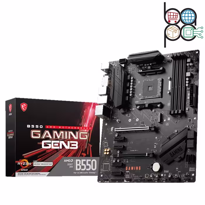 مادربرد گیمینگ MSI مدل B550 GAMING GEN3 با پشتیبانی از DDR4
