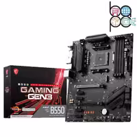 مادربرد گیمینگ MSI مدل B550 GAMING GEN3 با پشتیبانی از DDR4