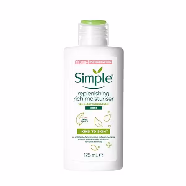 مشخصات، خرید و قیمت کرم آبرسان و مرطوب کننده سیمپل مدل rich حجم 125 میلی لیتر ⭐️ ویان مارکت