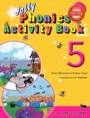 جولی فونیکس اکتیویتی بوک 5 | کتاب انگلیسی Jolly Phonics Activity Book 5