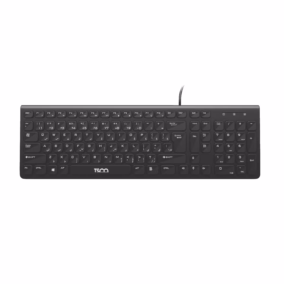 کیبورد با سیم تسکو مدل TK 8038