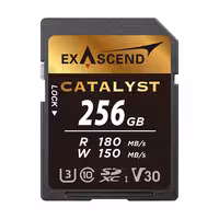 کارت حافظه SD اکساسند Exascend Catalyst UHS-I SDXC 256GB 180MB/S Memory Card V30