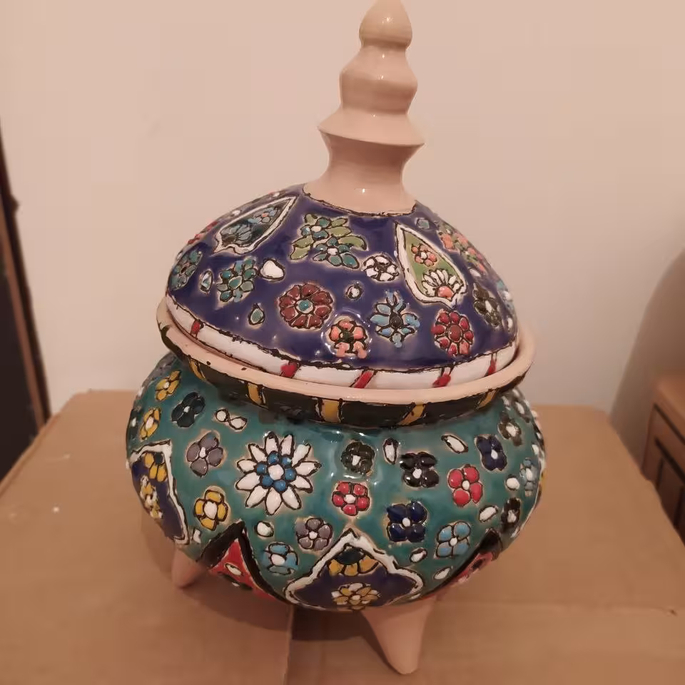 شکلات خوری مینا کاری
