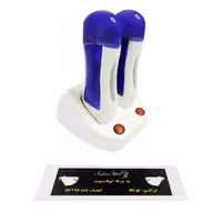 دستگاه موم گرم کن و ذوب وکس خشابی سولار استار مدل 403 به همراه پد اپیلاسیون بسته 10 عددی