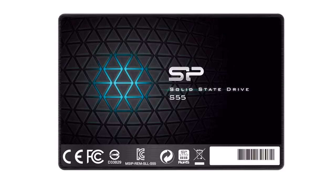 حافظه SSD اینترنال سیلیکون پاور مدل Slim S55 ظرفیت 120 گیگابایت