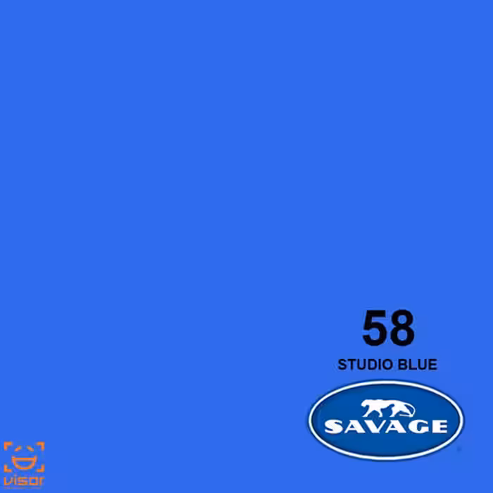 فون کاغذی آبی کروماکی Savage Studio Blue 58