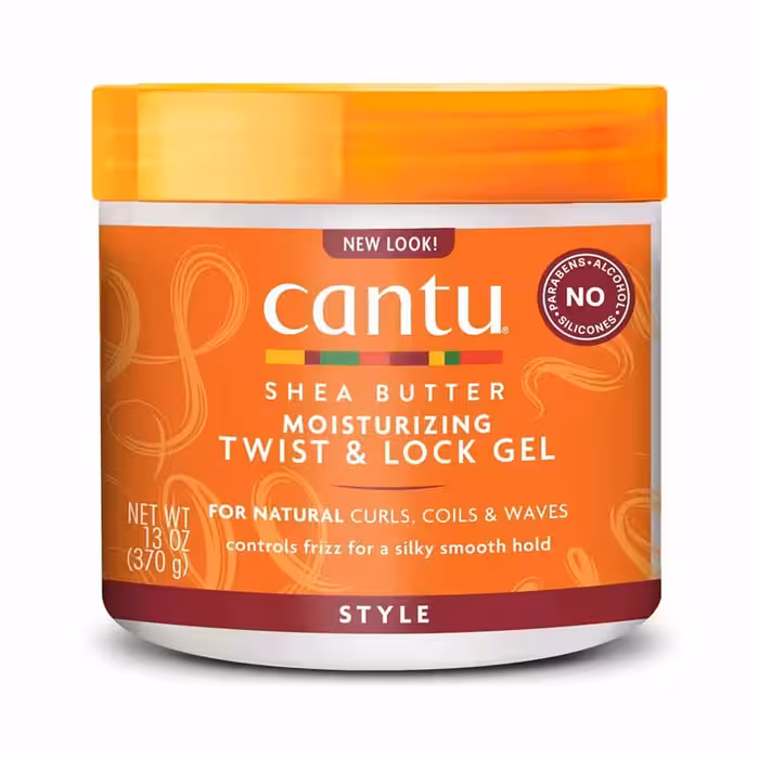 ژل مو حالت دهنده و مرطوب کننده مخصوص موی فر کانتو Cantu مدل Twist Loc & Curl حجم 369g