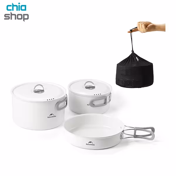 ست قابلمه کمپینگ 3 تکه نیچرهایک مدل CNK2450CF013