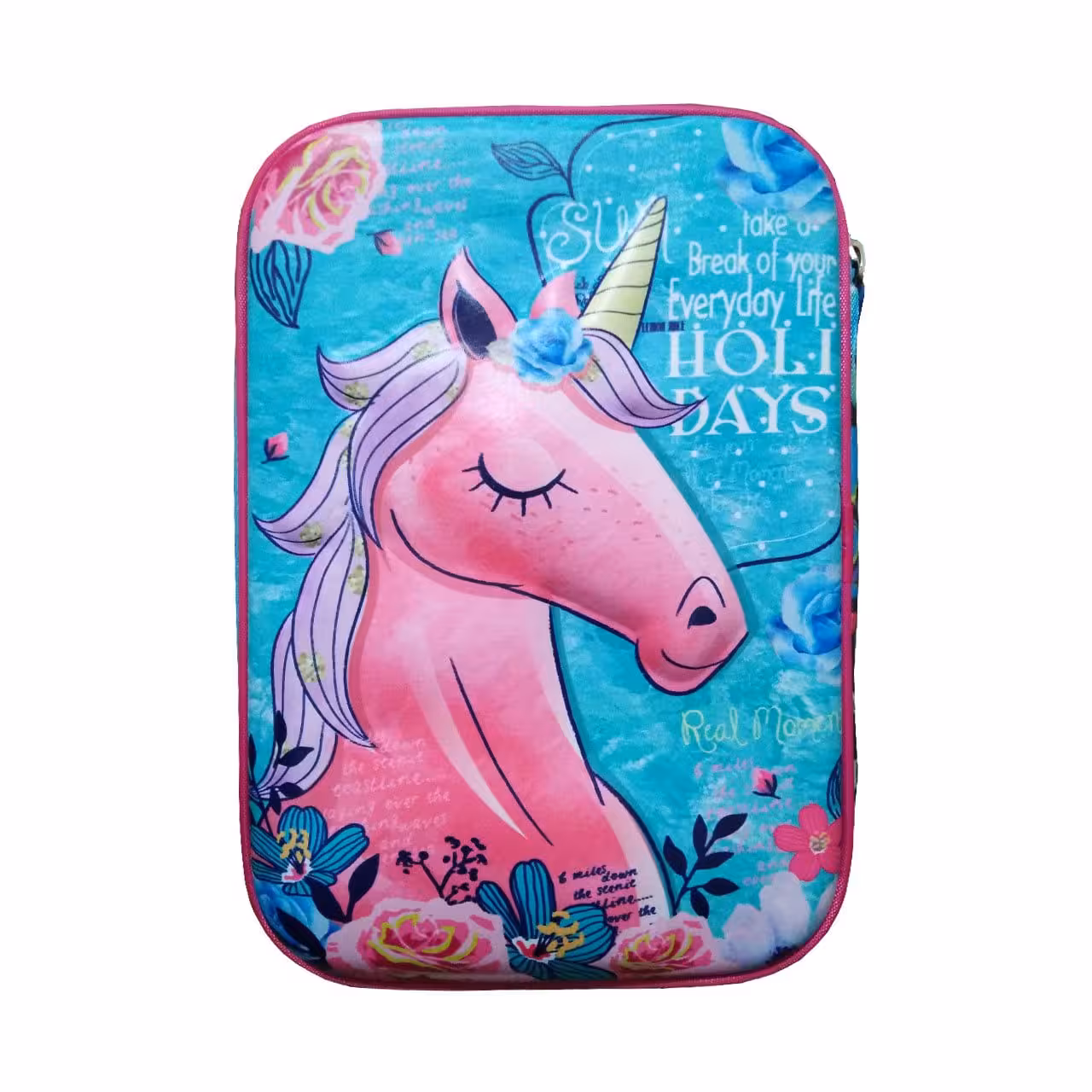 جامدادی پارچه ای کتابی طرح برجسته 1441 یونی فای