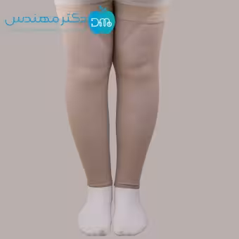 جوراب واریس بدون کفی سیلیکونی (ترمز دار) تا ران ورنا