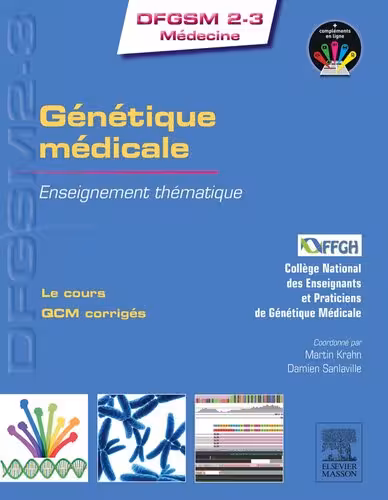 خرید و دانلود نسخه کامل کتاب Génétique médicale : Enseignement thématique