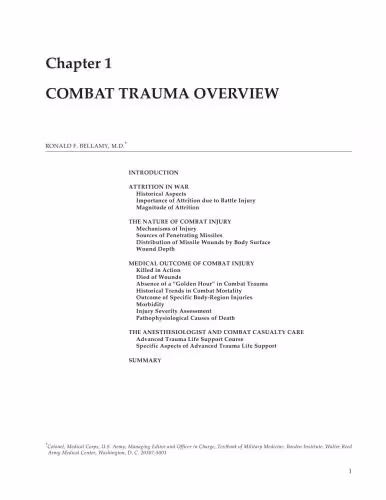 خرید و دانلود نسخه کامل کتاب Anesthesia and perioperative care of the combat casualty