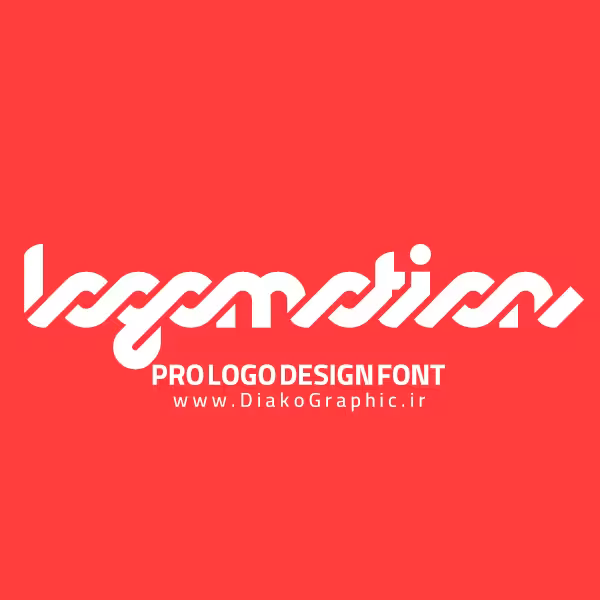 فونت انگلیسی لوگو موشن Logo Motion English Font