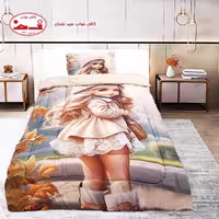 سرویس روتختی بچگانه با طرح عروسکی
