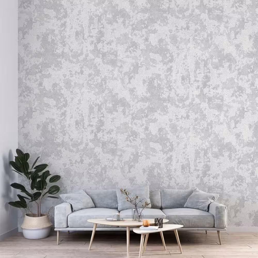 کاغذ دیواری کربن طرح پتینه کرم کد 10008