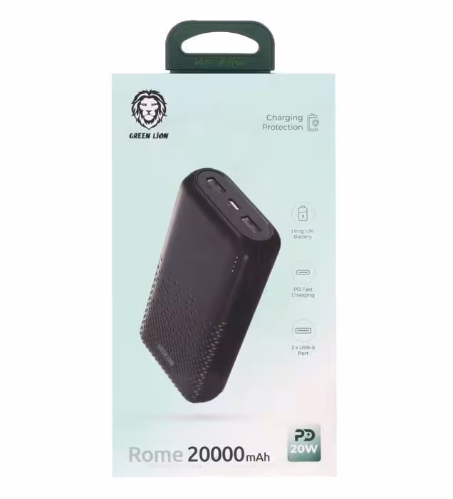 پاوربانک گرین لاین Green Lion Rome Power Bank 20000mah
