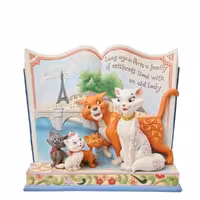 مجسمه استوری بوک دیزنی گربه های اشرافی Aristocats Storybook