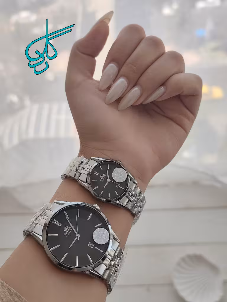 خرید ست ساعت زنانه و مردانه مارک الگانس رنگ ثابت موتور ژاپن تقویم دار کیفیت عالی دارای رنگبندی متنوع کد 2117234 - ردگل