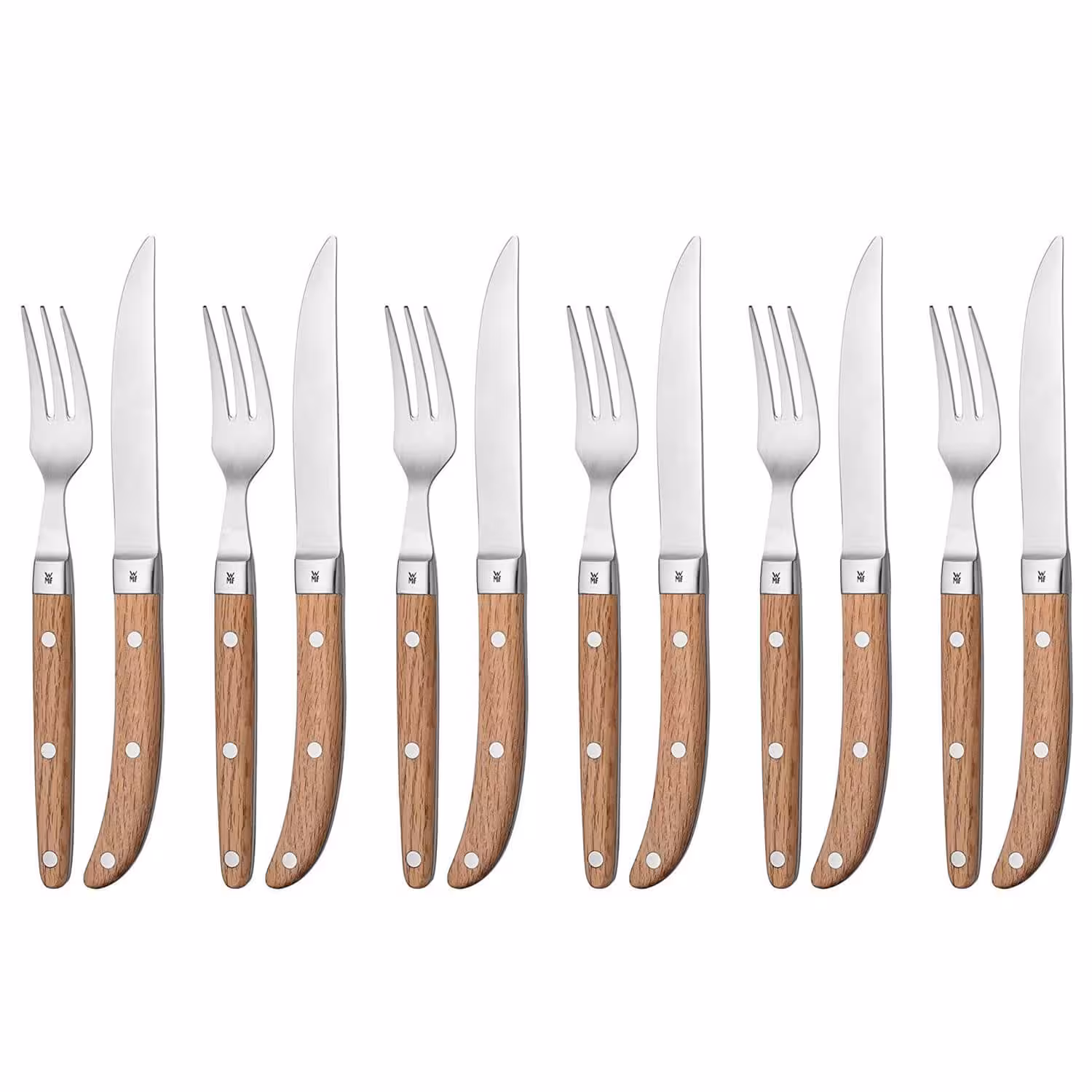 کارد و چنگال استیک خوری 12 پارچه دبلیو ام اف مدل WMF Ranch steak knife