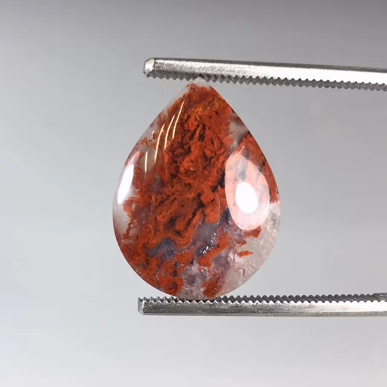 نگین عقیق شجر پاییزی طبیعی اشکی 251023