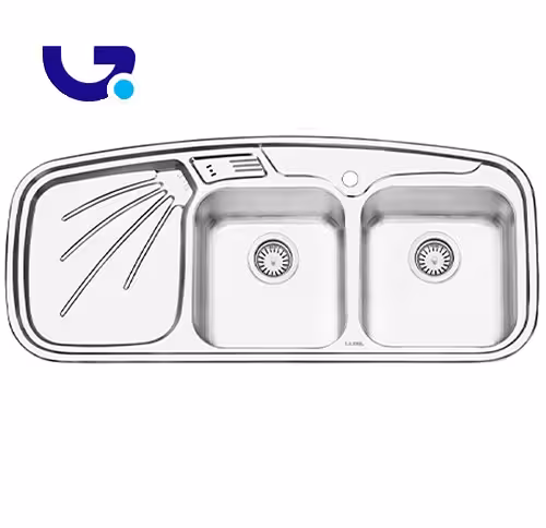 سینک ظرفشویی توکار ایلیا استیل مدل 4013